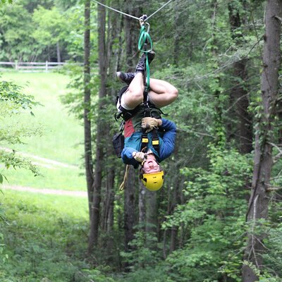 7 Line Waterfall Canopy Zipline Course