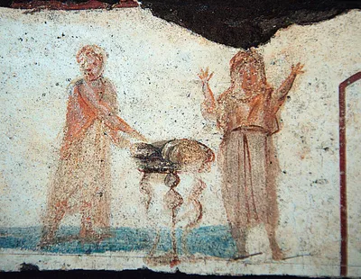 Small Group Express Tour of Roman Catacombs with Transfer in Rome