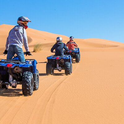 Quad Biking in Merzouga Dunes Desert Erg Chebbi