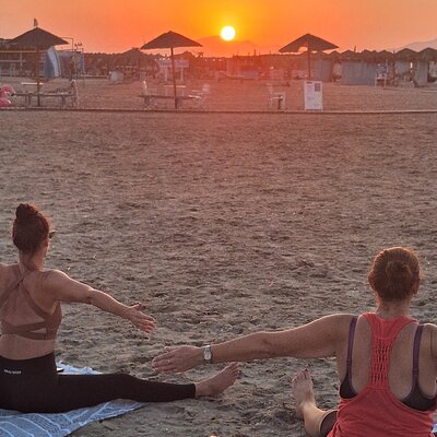 Sunset Pilates on the Beach Tigaki Kos