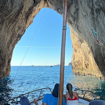 Boat tour of Capri