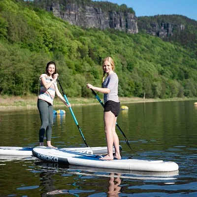 Stand up paddleboard and scooter tour in Bohemian Switzerland