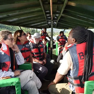 Boat cruise in Twin lakes and Lake Kivu