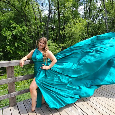 Flying Dress Photo Shoot in Madison WI