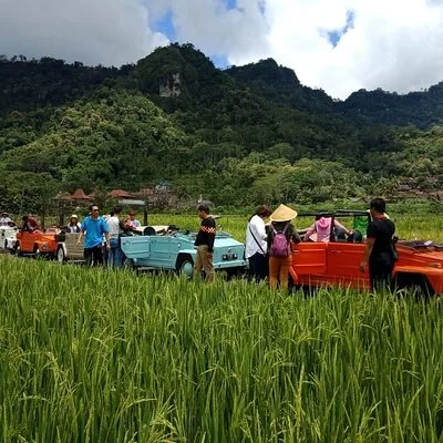Private Borobudur Village Trip By Volkswagen Safari