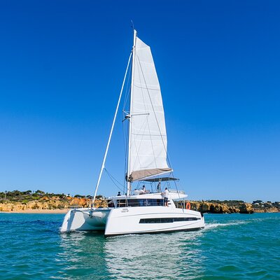 Vilamoura: Half Day Private Catamaran Charter