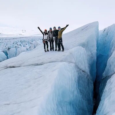 Private Glacier Hike Captured