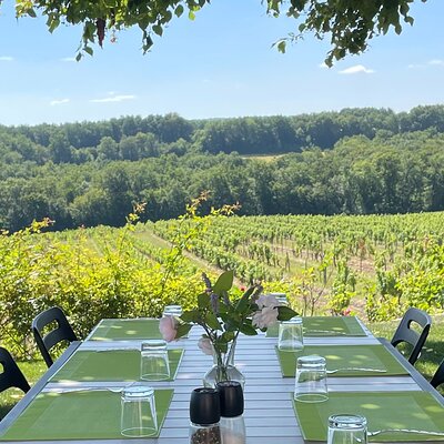 Lunch at Chateau Lestevenie