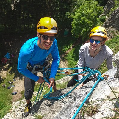 Rock Climbing near Lake Bled