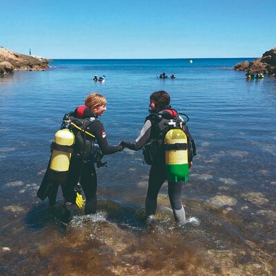 Diving In The Sea With Instructor In Tarragona Spain