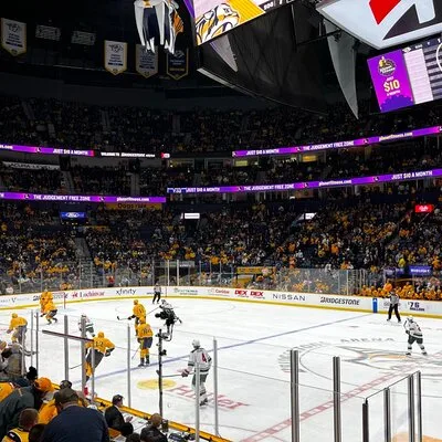 Nashville Predators Ice Hockey Game at Bridgestone Arena