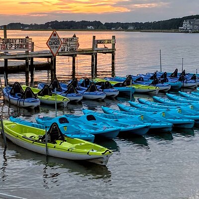 Tandem Kayak Rental in Rehoboth Bay