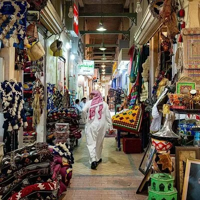 Walking Tour: Al Masmak Fortress, Souq Al Zal, and Saudi coffee