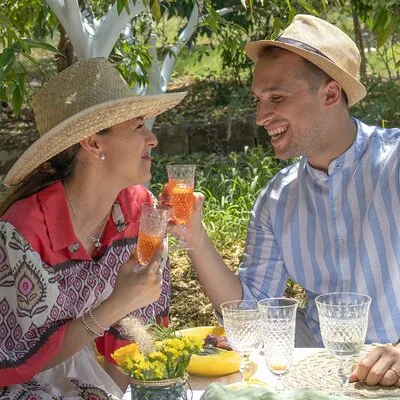 Sicilian Picnic in a Country House