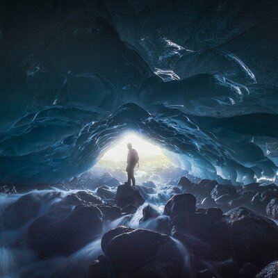 Early Bird Ice Cave with 3 Professional Photos