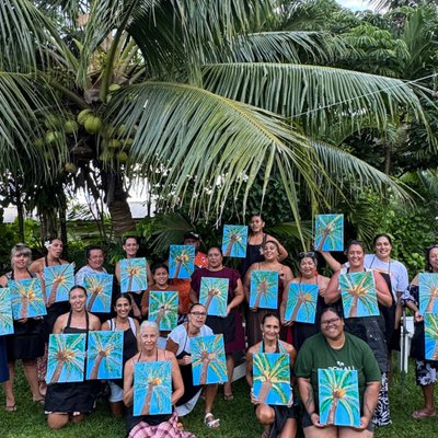 Paint & Sip Experience Rarotonga