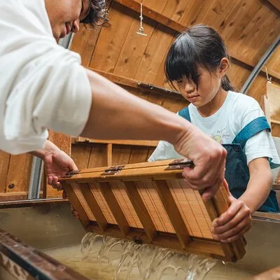 Washi workshop in Shizenji