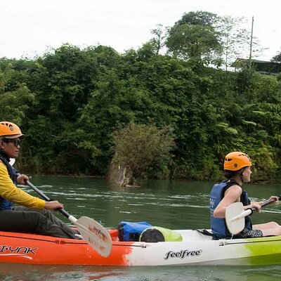 Vang Vieng Kayaking Fun Rapid and Float Tour