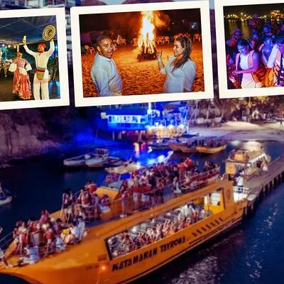 Fiesta Blanca Tour in Santa Marta with Sunset and Open Bar