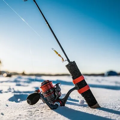 Ice Fishing Adventure in Levi with Salmon Soup