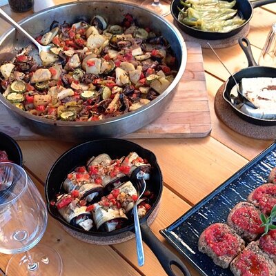 Farm-to-Table Greek Slow Food Private Dining @ Ledkada Micro Farm