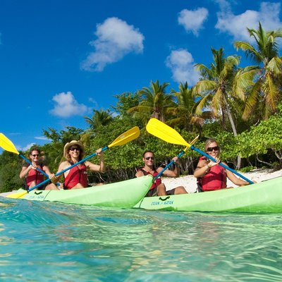 Kayak & Snorkel with Sea Turtles, National Park, St. John