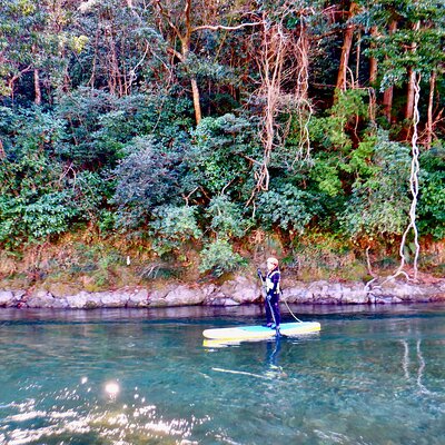 SUP downriver tour at Niyodo river