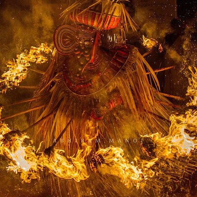 Theyyam Ritual Exploration Private Tour in Kannur with Pickup