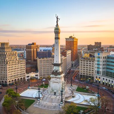 Smartphone Guided Indianapolis Downtown Sites Audio Walking Tour