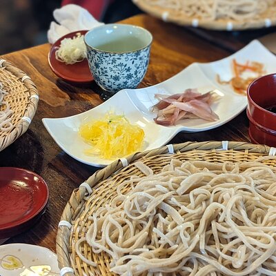 Handmade Soba Making & Fresh Wasabi Lunch