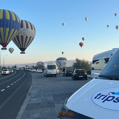 Cappadocia Hot Air Ballon Flight in Goreme Over fairy Chimneys