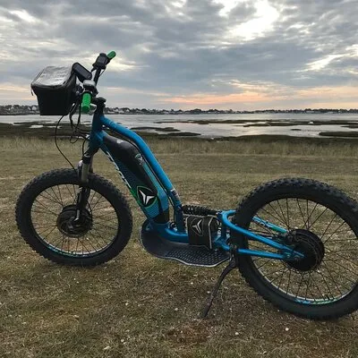Off-road electric scooter-2h30 guided by GPS- "Carnac"