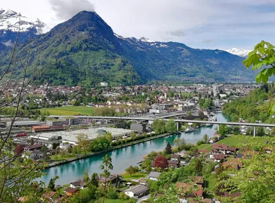 Tandem Paragliding Flight from Interlaken with Transport to Beatenberg