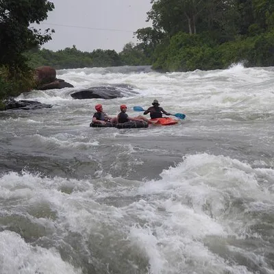 Private Whitewater Tubing in Bujagali Hydropower Plant