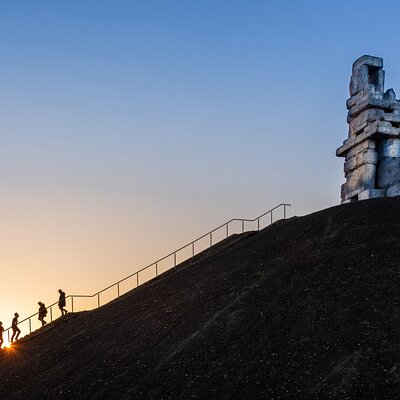 Puzzle scavenger hunt around the Gelsenkirchen stairway to heaven