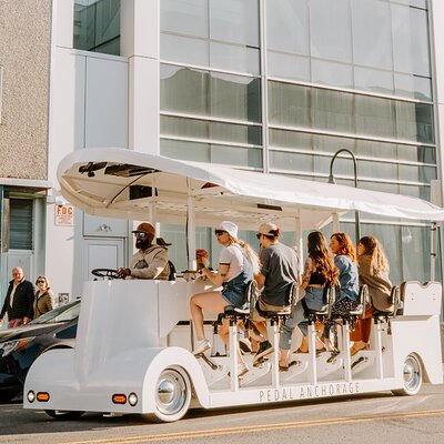 Downtown Anchorage Tour on 14-Passenger Electric Vehicle