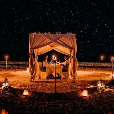 Romantic and gourmet dinner in Zanzibar