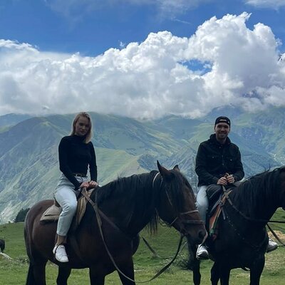 Horse riding tour in Kazbegi