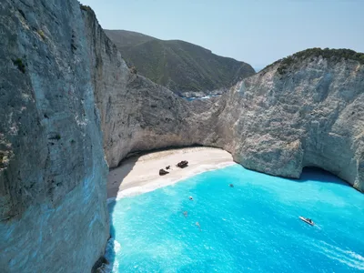 Zakynthos Boat Tour: Shipwreck Beach, Local Blue Caves with 3 Swim Stops