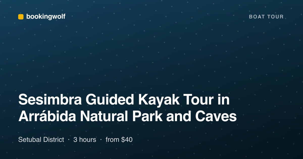 Sesimbra Guided Kayak Tour in Arrábida Natural Park and Caves