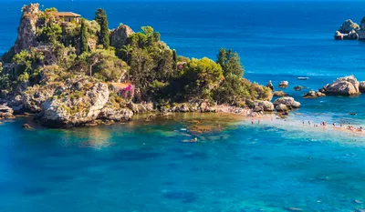 Boat Tour of Giardini Naxos, Taormina, Isola Bella, and Blue Grotto