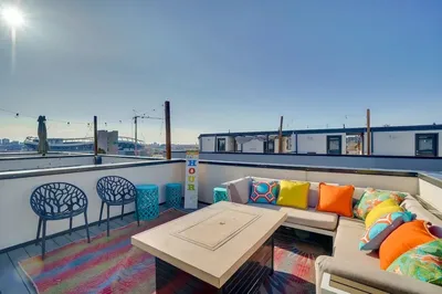 Rooftop Deck & Mtn Views: Luxe Denver Home